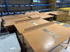 Wooden Work Tables x10