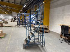 Blue Mobile Step Ladder