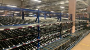 *NO RESERVE* 6 Bays of Pick to Light Flow Racking