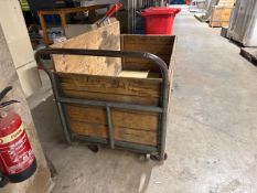 Metal and Wood Trolley