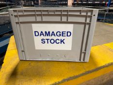 *NO RESERVE* 18 x Stackable Grey Plastic Tubs