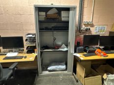 *NO RESERVE* Metal Cupboard With Roller Door