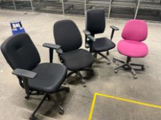 4 x Adjustable Office Chairs