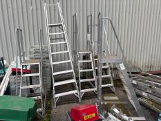 Quantity of Assorted Ladders - 5 x Step Ladders & 3 x Extendable Ladders