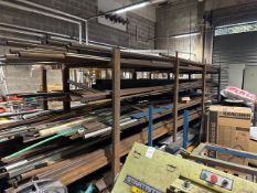 Steel Shelving and Contents