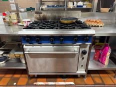 *NO RESERVE* Blue Seal 6 Ring Burner & Oven Unit