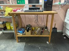 *NO RESERVE* Wooden Table x2