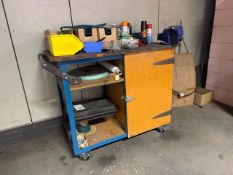 *NO RESERVE* Metal Trolley with Vice