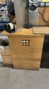 Bank Of 4 Production Line Work Benches With Power Supply