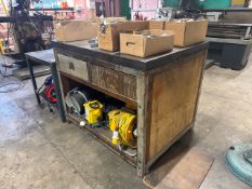 *NO RESERVE* Metal Work Table and Storage Unit