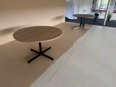 Circular Wooden Tables x4
