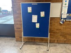 Notice Board On Wheel Stand