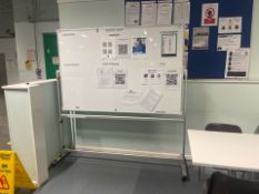 Double Sided Mobile White Board