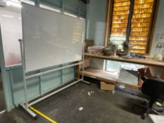 Double Sided Mobile White Board