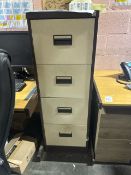 *NO RESERVE* 4 Drawer Metal Filing Cabinet