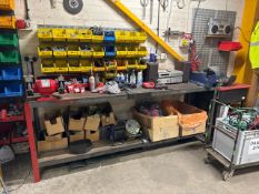 Metal Workbench with vice