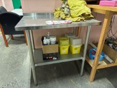 *NO RESERVE* Stainless Steel Square Table