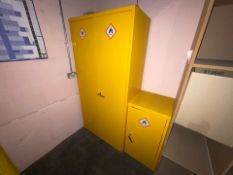 *NO RESERVE* Pair Of COSHH Hazard Containers