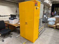 Yellow Metal COSHH Cabinet