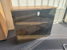 Glass Door Wooden Display Cabinet