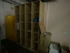 *NO RESERVE* Wooden Storage Unit / Pigeon Holes