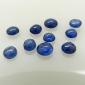 10 Natural Unmounted Sapphire Gemstones