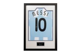 Lionel Messi Signed Argentina Shirt