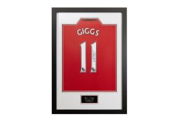 NO RESERVE - Ryan Giggs Signed Manchester United Shirt