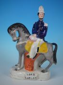 NO RESERVE Staffordshire Pottery 'Lord Raglan' Figure