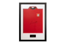 Eusebio Signed Portugal Shirt
