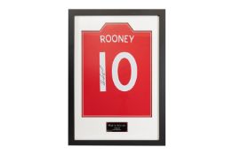 Wayne Rooney Signed England Jersey