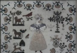 Sampler By Maria Tooby. c.1820