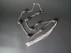 René Lalique Black Glass 'Grosses Graines' Necklace