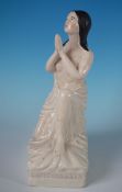 Staffordshire Praying Lady Figure