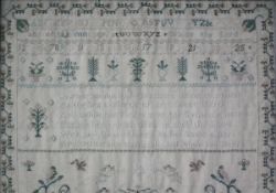 Antique Sampler, 1825 By Jane Waters