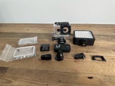 *NO RESERVE* GoPro Accessories Kit Includes Waterproof Case, Remote Control, LED Light & Others