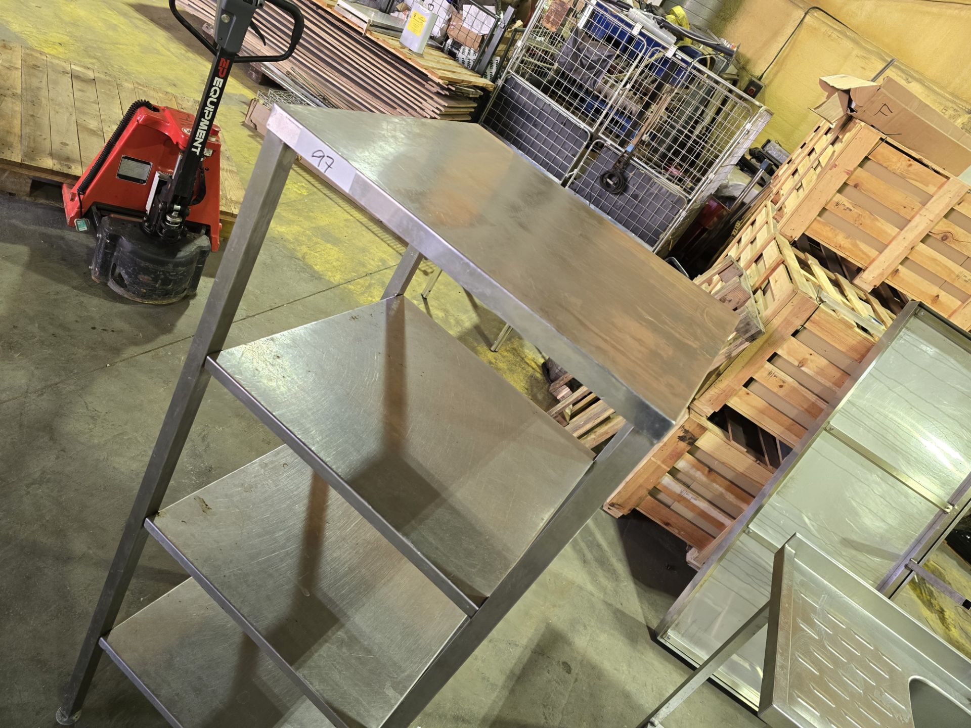 *No Reserve* Stainless Shelf Unit - Image 3 of 3