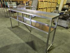 *No Reserve* Stainless Prep Table with Shelf
