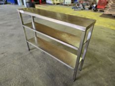 *No Reserve* Stainless Shelf Unit