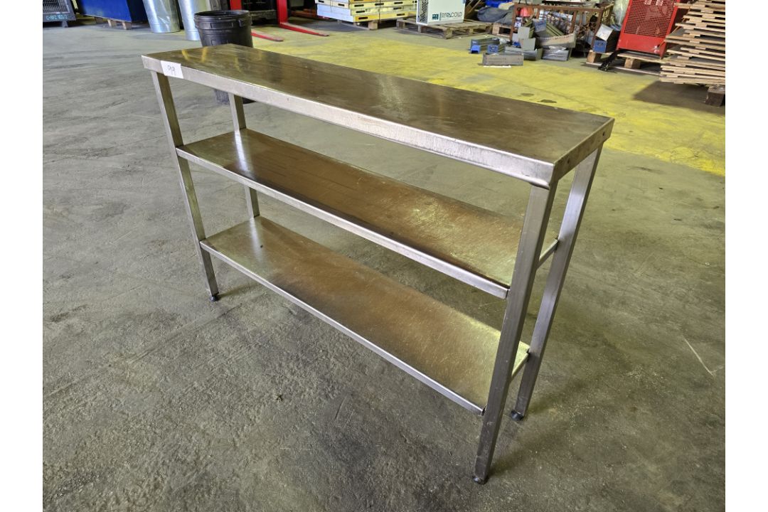 *No Reserve* Stainless Shelf Unit - Image 1 of 3