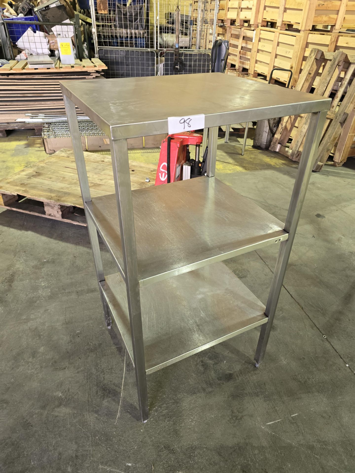 *No Reserve* Stainless Shelf Unit - Image 2 of 2