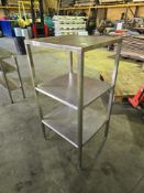 *No Reserve* Stainless Shelf Unit