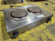 *No Reserve* Twin Hob - Counter Top