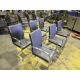 *No Reserve* 6x Grey Faux Leather and Chrome Dining Chairs - Image 2 of 4