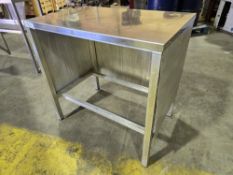 *No Reserve* Stainless Prep Table