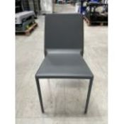 NO RESERVE Dark Grey Chairs x6