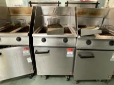 **NO RESERVE** Falcon Dominator Double Frying Unit