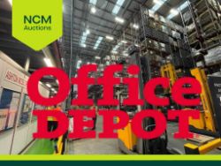 Zero Reserve, Flash Sale Due To Closure Of Office Depot Distribution Centre, Scissor Lifts, Compactors, Comm Kitchen Equip, Pallet Trucks & More