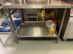 *NO RESERVE* Stainless Steel Preparation Unit