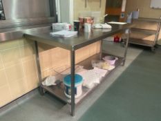 *NO RESERVE* Stainless Steel Preparation Unit